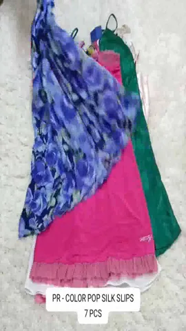 Color Pop Silk Slip .Victoria Secret