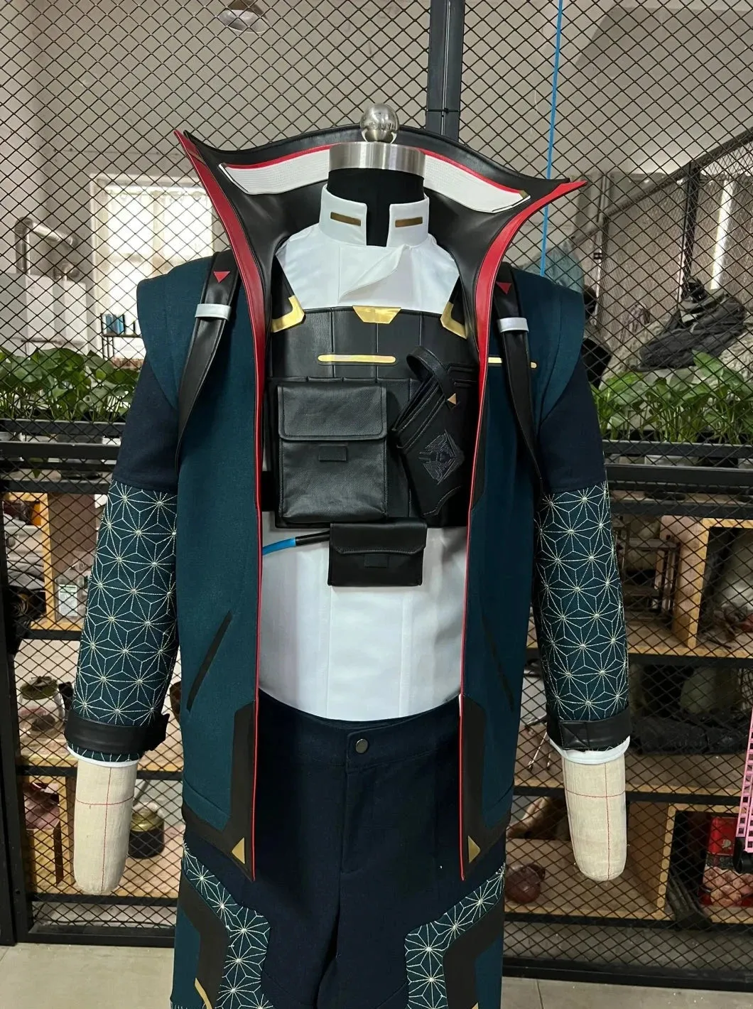 Crypto Dark Green Halloween Outfit Cosplay Costume