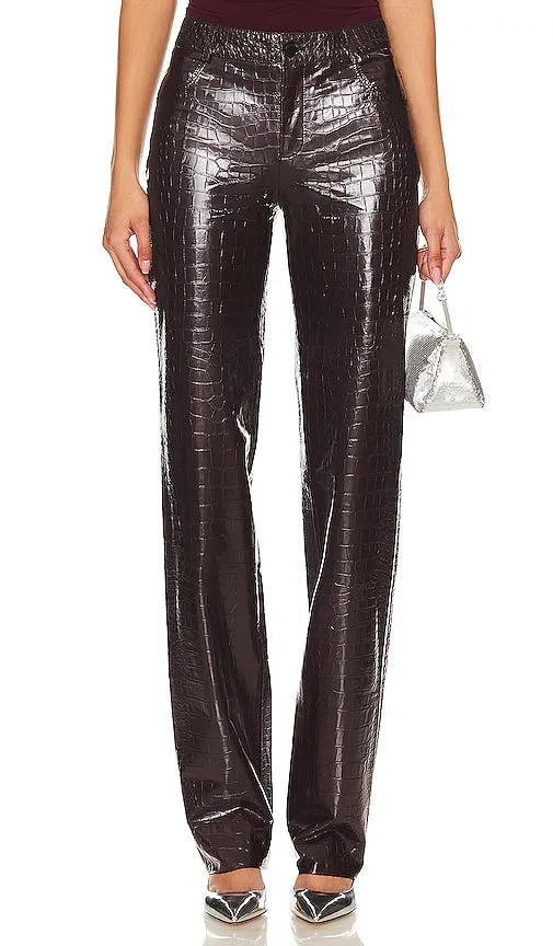 CULTNAKED Plum Boy Trousers in Burgundy