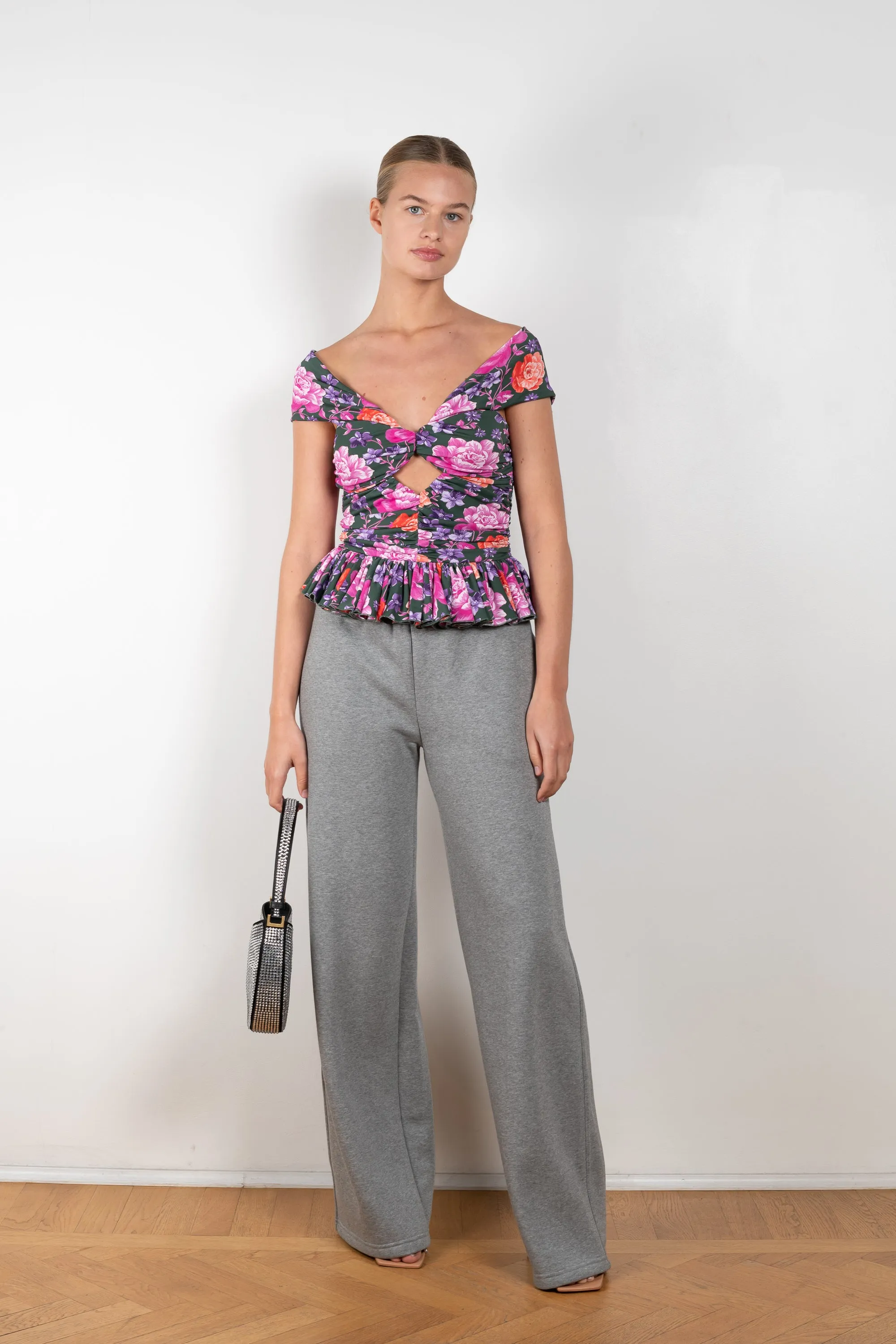 Floral Peplum Top 02