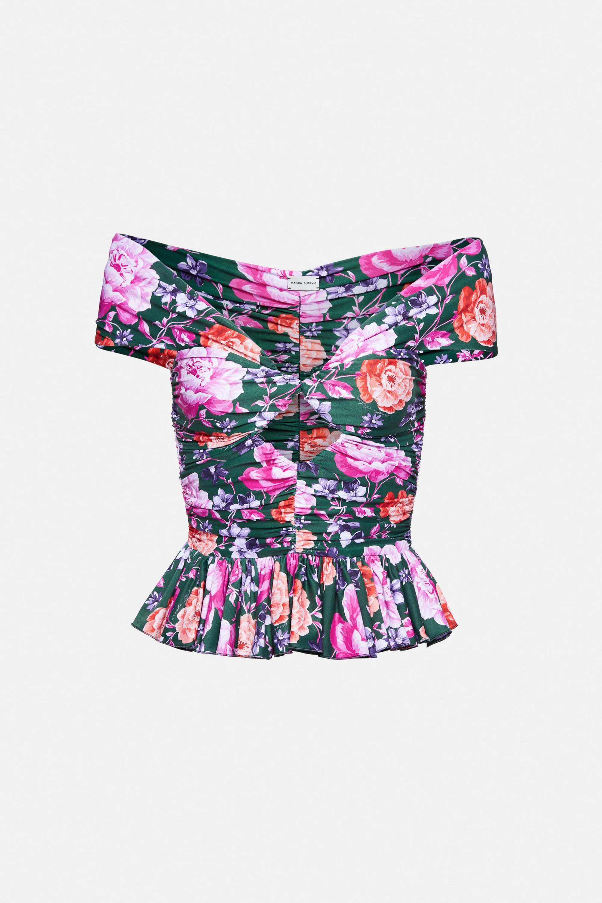 Floral Peplum Top 02