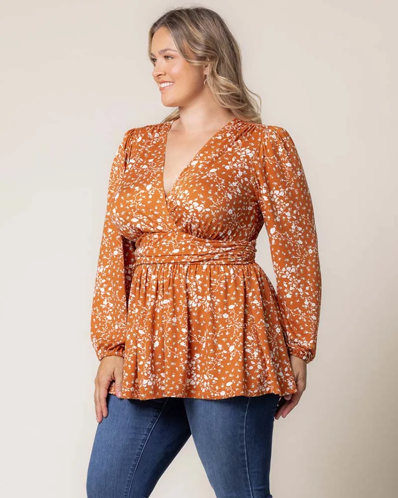 Leah Long Sleeve Tunic Top