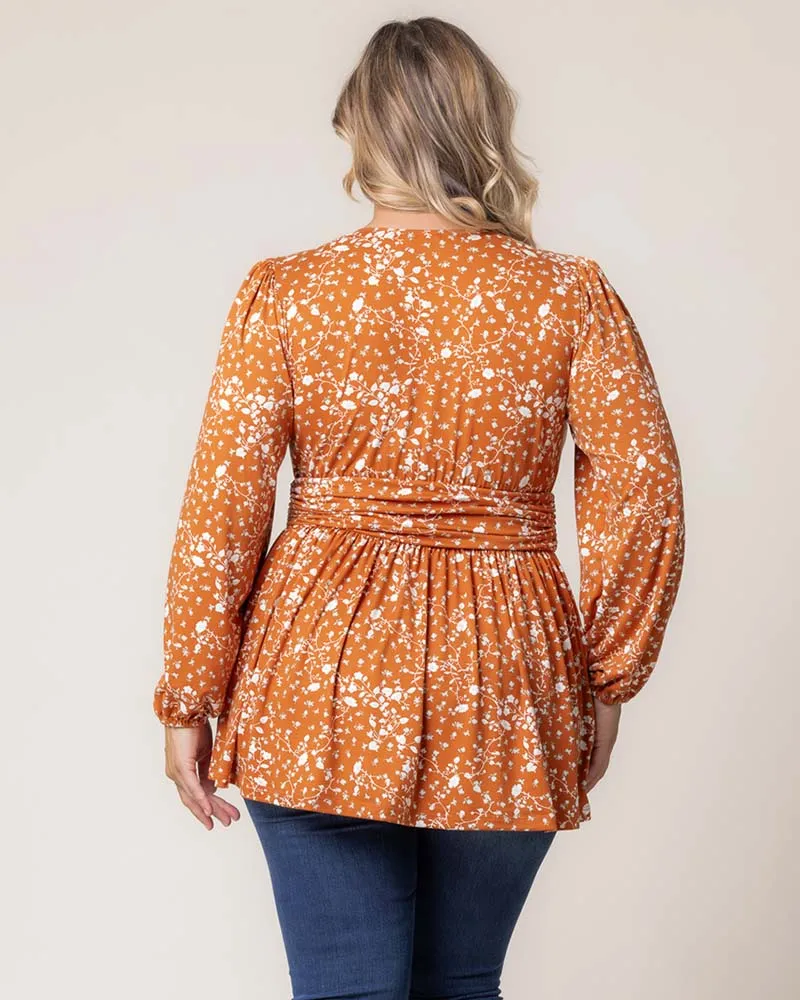 Leah Long Sleeve Tunic Top