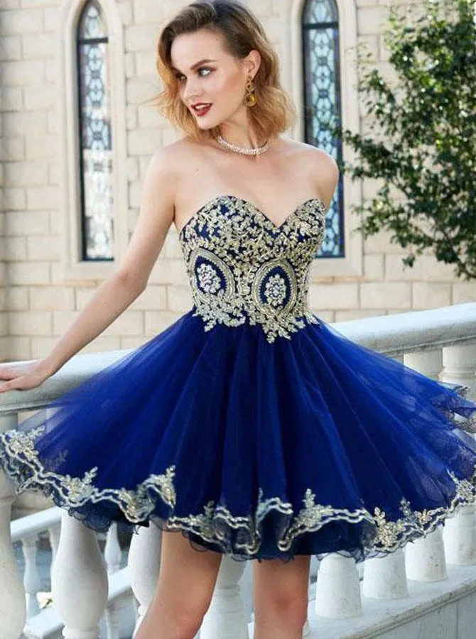Lovely Cocktail Dresses,Strapless Cocktail Dress,Short Homecoming Dress,CD00019