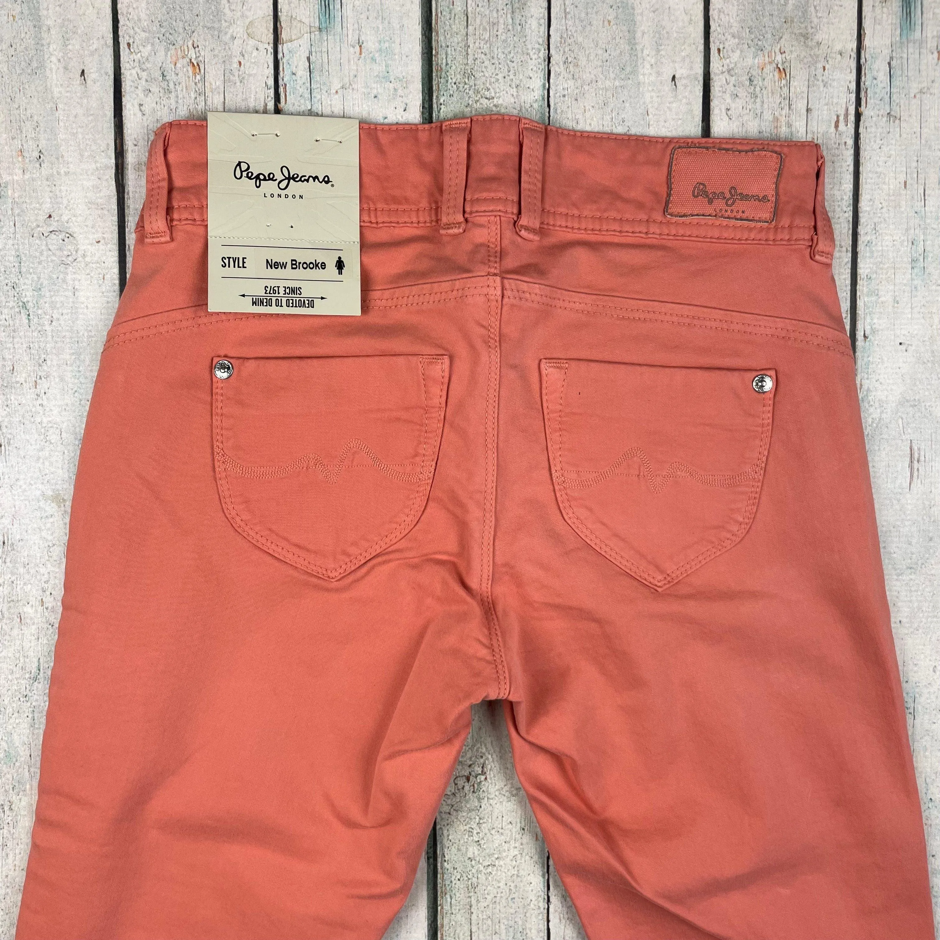 NWT - Pepe 'New Brooke' Ladies Stretch Sateen Jeans- Size 25/32