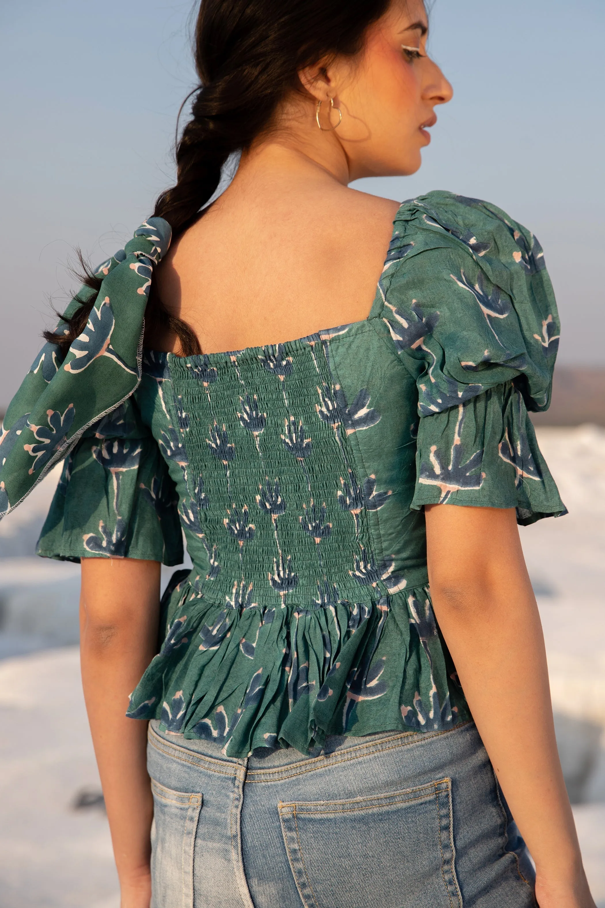 Olivia Peplum Top