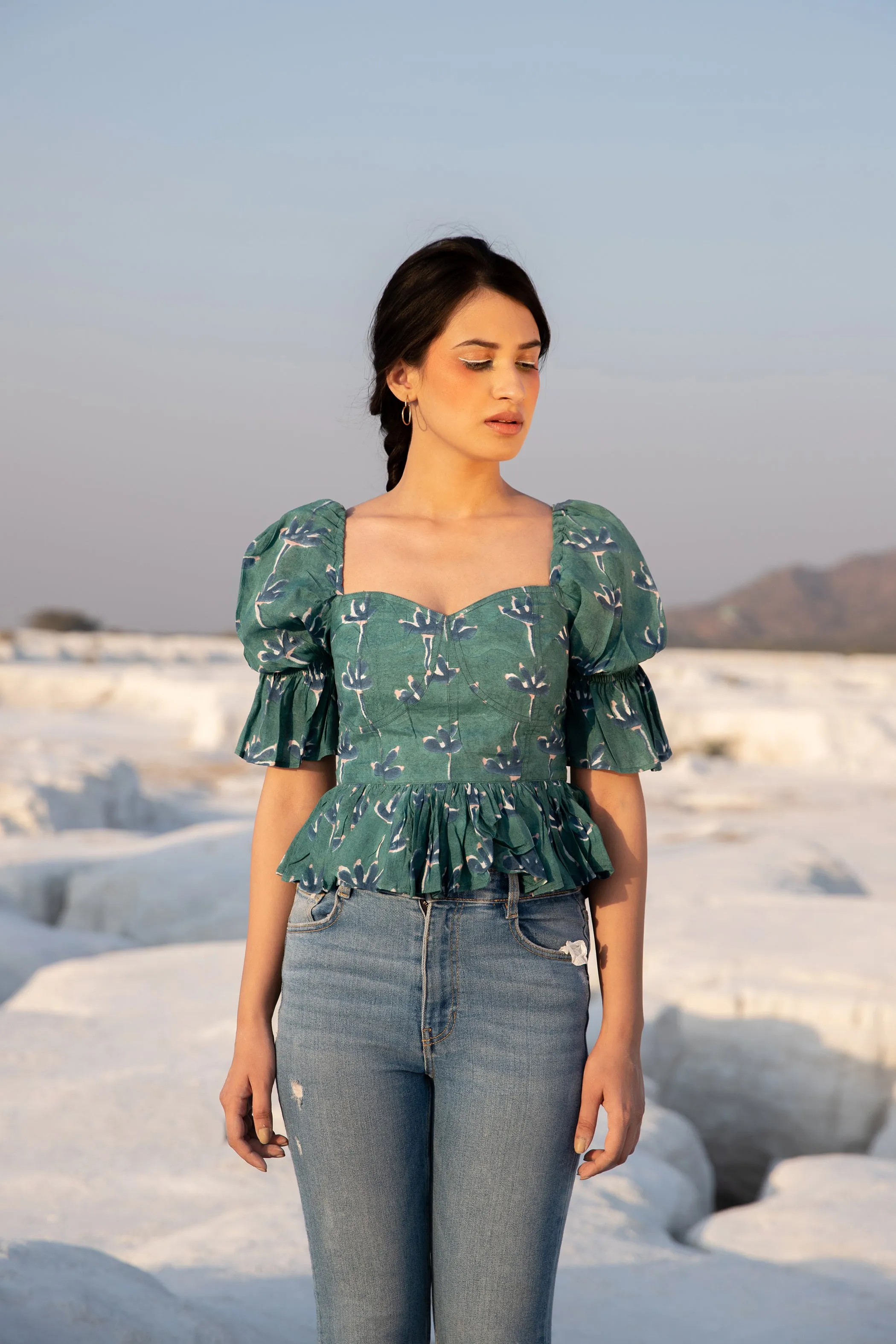 Olivia Peplum Top