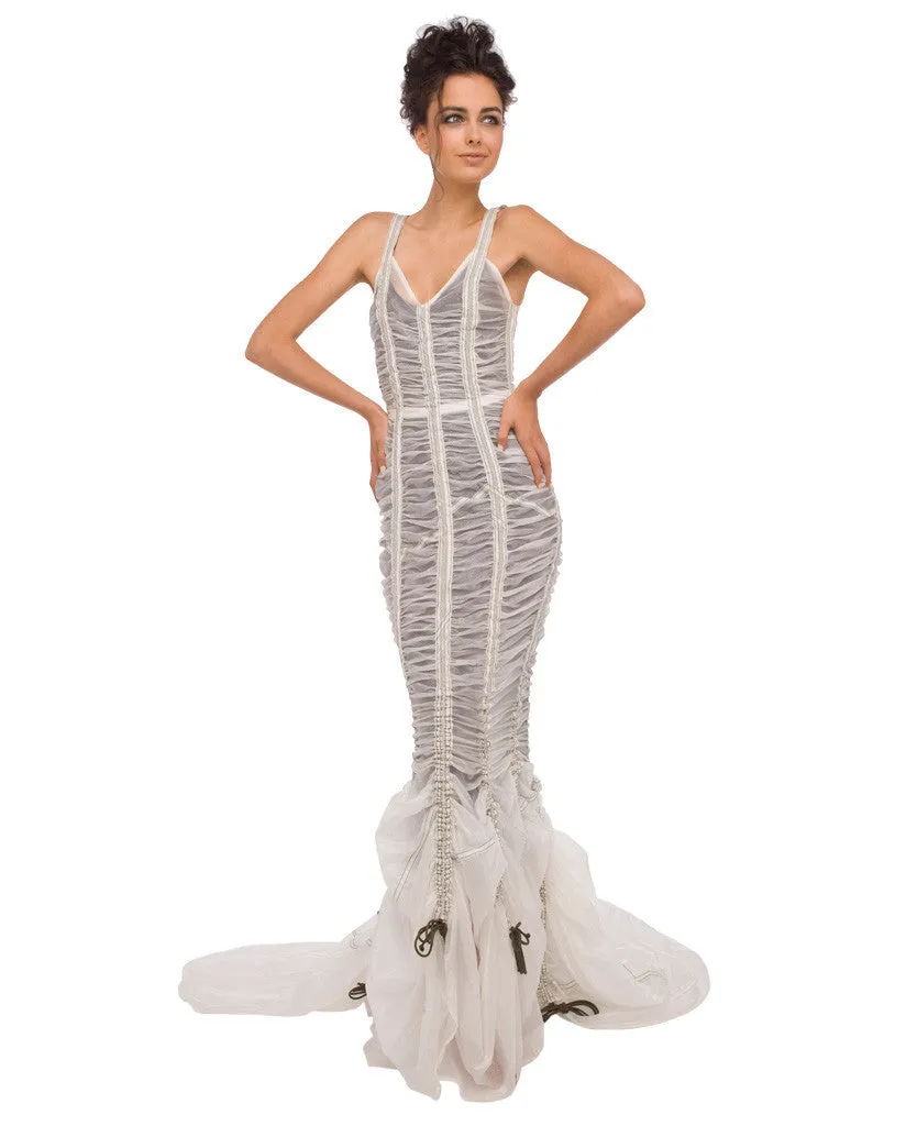 PARACHUTE SLIP FISHTAIL GOWN