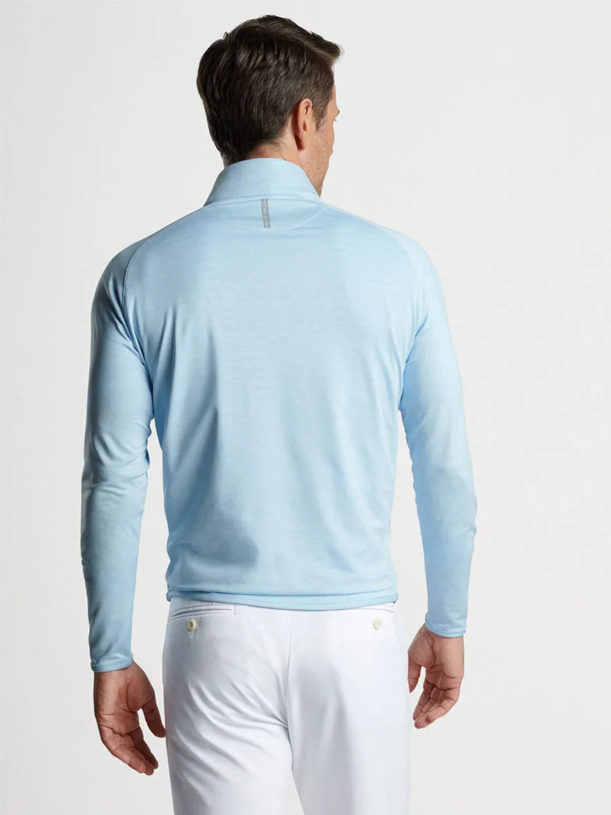 Peter Millar Stealth Performance Quarter-Zip in Blue Frost