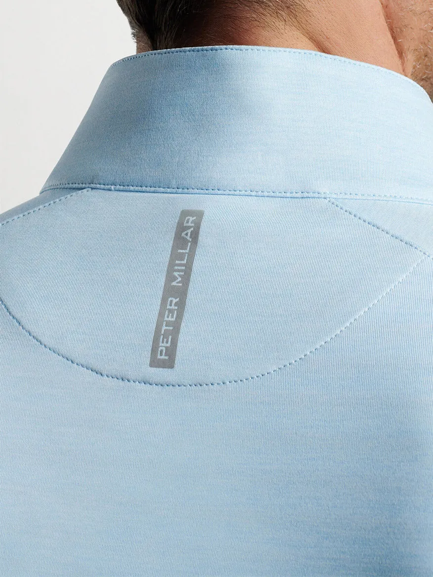 Peter Millar Stealth Performance Quarter-Zip in Blue Frost