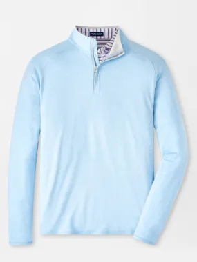 Peter Millar Stealth Performance Quarter-Zip in Blue Frost