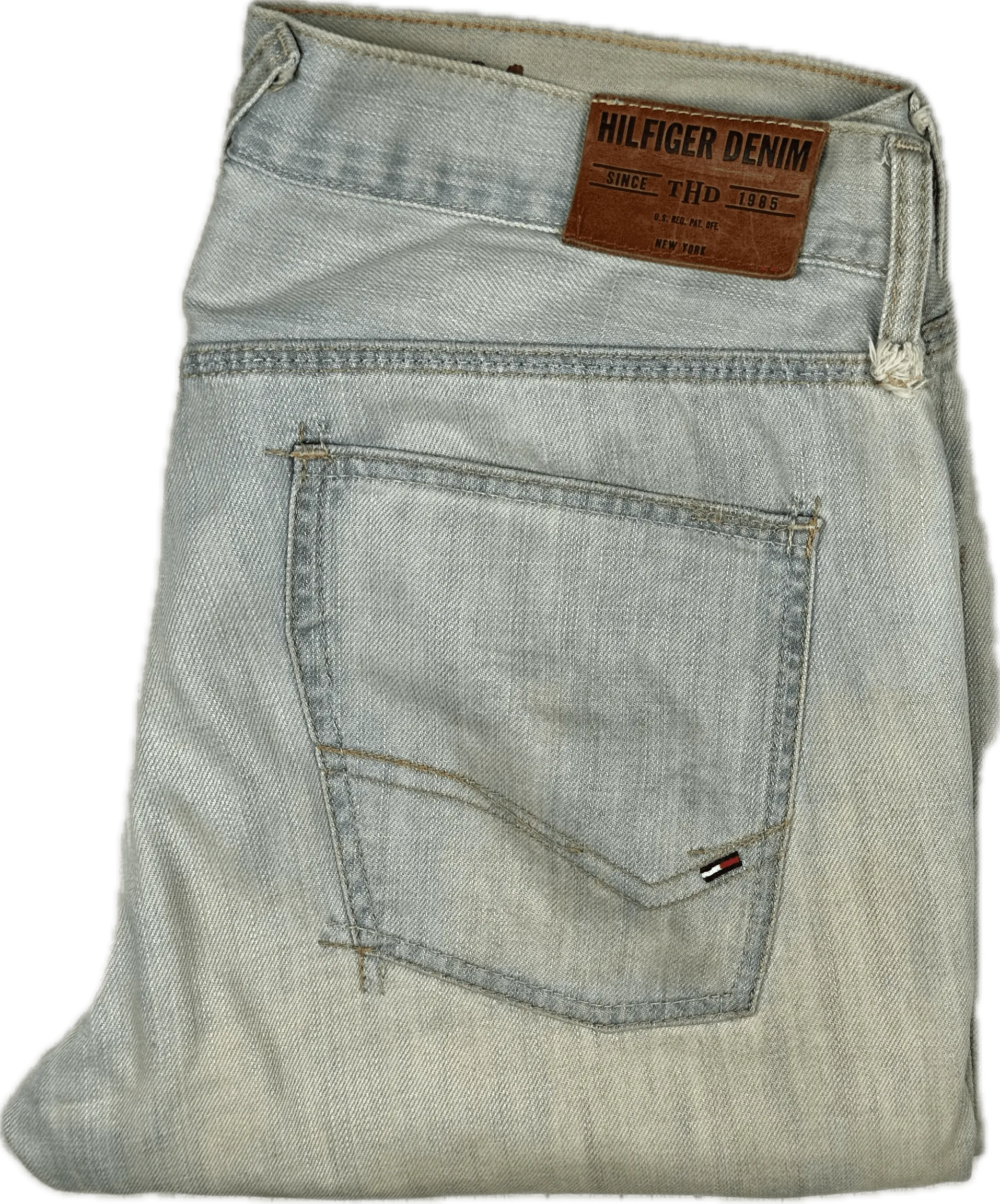 Tommy Hilfiger Mens 'Woody RB' Revival Blue Jeans  -Size 34R
